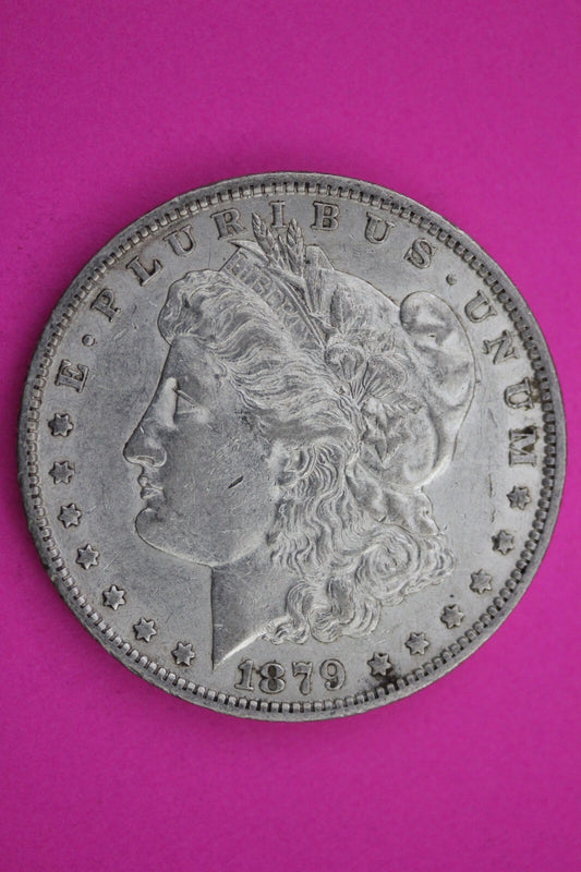 High Grade 1879 O Morgan Lady Liberty Rare Date Silver Dollar Authentic 200N