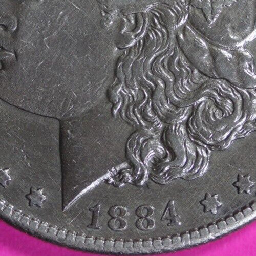 High Grade 1884 S Morgan Liberty Silver Dollar Key Date Coin San Francisco 206